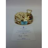 Royal Crown Derby Lion Cub paperweight, boxed and with certificate  Condition Report Excellent