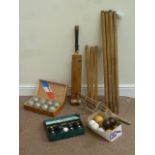 B&A carpet bowls set,