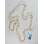 Baroque pearl necklace 90cm