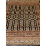 Persian Bokhara blue ground rug carpet,