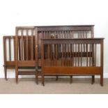 Early 20th century mahogany bedstead and mahogany headboard and footboard  Condition Report Only one