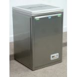 Aura chest freezer - silver grey finish,