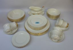 Royal Albert 'Val D'Or' dinner and tea service - six place settings