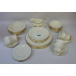 Royal Albert 'Val D'Or' dinner and tea service - six place settings