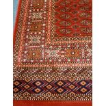 Bokhara red ground rug carpet 280cm x 200cm