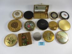 Vintage compacts in one box