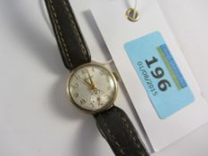 Accurist hallmarked 9ct gold wristwatch