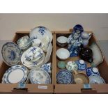 Royal Crown Derby blue and white ceramics,
