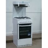 Beko gas cooker with eye level grill, H145cm,