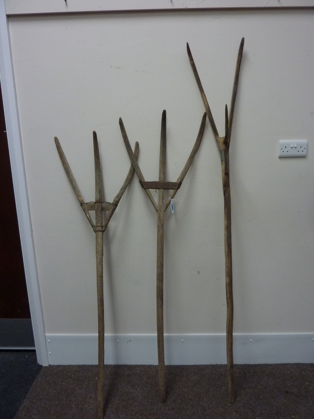 Three vintage forks