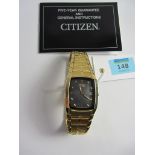 Citizen Eco-Drive gent's wristwatch with guarantee