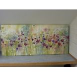 'Spring Floral Pods Panel',