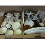 Hornsea 'Fleur' tableware and other kitchen ceramics in two boxes