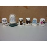 Large collection of thimbles in one box