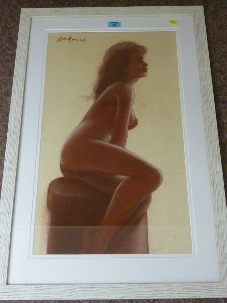 Full length Female Nude portrait,