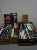 Collection of sport biographies/autobiographies in two boxes