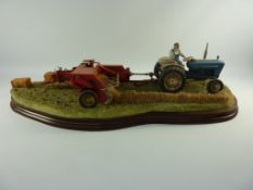 Border Fine Arts sculpture 'Hay Baling' by Ray Ayres limited edition no.