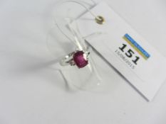 Pink sapphire approx 1.