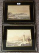 'The Spa and South Bay Scarborough' & 'Scarborough Lighthouse',