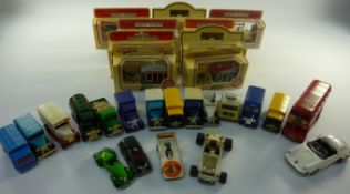 Collection of Lledo 'Models of Days Gone' model vehicles in one box