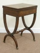 German Empire period richly figured mahogany games table,