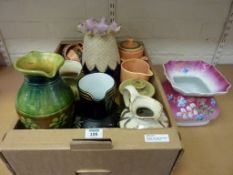 Victorian and later decorative ceramics including a retro tea set in one box