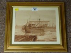 Fishing Boats in Bridlington Harbour,