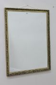 Large gilt framed wall mirror,