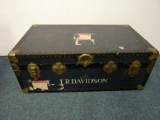 'Mossman - London Made' travelling trunk L93cm