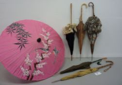 Collection of umbrellas and parasols (6)