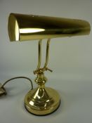 Brass effect desk lamp H36cm