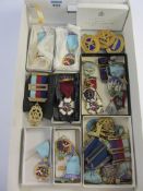 Masonic medals and badges