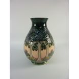 Moorcroft 'Cluny' pattern vase H19cm