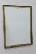 Large gilt framed wall mirror,