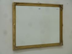 Bevel edge mirror in gilt frame 70cm X 99cm