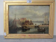 Harbour scene,