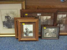 Six framed photos after Sutcliffe
