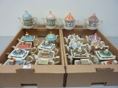 Collection of Sadler novelty teapots in two boxes