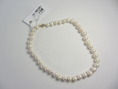 South sea pearl necklace the clasp stamped 14k