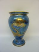 Wedgwood dragon lustre vase  H22.