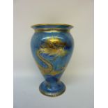 Wedgwood dragon lustre vase  H22.