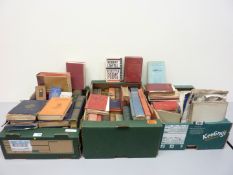 Books - predominantly poetical works - in three boxes