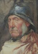 Walter Langley (Newlyn School 1852-1922): 'A Son of Toil', watercolour indistinctly signed top