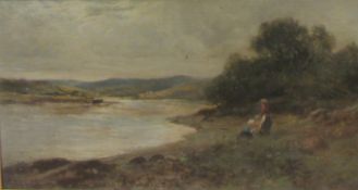 Henry John Yeend King (British 1855-1924): 'River Conway North Wales' & 'Near Swansea South Wales',