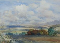 Henry R Wilkinson (British 1884-1975): Rolling Hills,