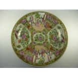 20th century Chinese Cantonese style charger,