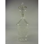 Waterford cut crystal decanter H33cm