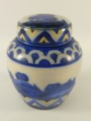 Moorcroft 'Dawn' landscape pattern ginger jar (c.1928) H12cm