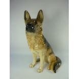 Large Beswick Alsatian dog H36cm