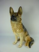 Large Beswick Alsatian dog H36cm